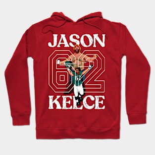 Jason Kelce 62 Eagles Hoodie